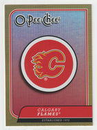 Calgary Flames Team Logo & Checklist (NHL Hockey Card) 2008-09 O-Pee-Chee # CL5 Mint