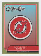 New Jersey Devils Team Logo & Checklist (NHL Hockey Card) 2008-09 O-Pee-Chee # CL18 Mint