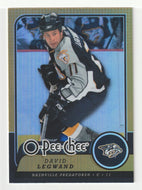 David Legwand - Nashville Predators - Gold Chrome (NHL Hockey Card) 2008-09 O-Pee-Chee # 85 Mint