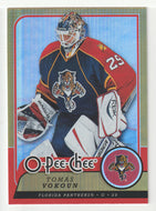 Tomas Vokoun - Florida Panthers - Gold Chrome (NHL Hockey Card) 2008-09 O-Pee-Chee # 403 Mint