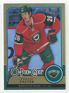 Kurtis Foster - Minnesota Wild - Gold Chrome (NHL Hockey Card) 2008-09 O-Pee-Chee # 482 Mint