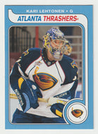 Kari Lehtonen - Atlanta Thrashers - Retro (NHL Hockey Card) 2008-09 O-Pee-Chee 1979-80 Retro # 296 Mint