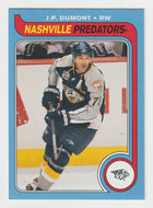 J.P. Dumont - Nashville Predators - Retro (NHL Hockey Card) 2008-09 O-Pee-Chee 1979-80 Retro # 380 Mint