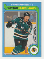 Brian Campbell - Chicago Blackhawks - Retro (NHL Hockey Card) 2008-09 O-Pee-Chee 1979-80 Retro # 415 Mint