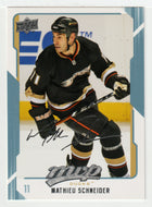 Mathieu Schneider - Anaheim Ducks (NHL Hockey Card) 2008-09 Upper Deck MVP # 6 Mint