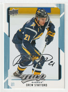Drew Stafford - Buffalo Sabres (NHL Hockey Card) 2008-09 Upper Deck MVP # 37 Mint