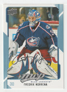 Fredrik Norrena - Columbus Blue Jackets (NHL Hockey Card) 2008-09 Upper Deck MVP # 86 Mint