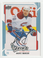Andrei Markov - Montreal Canadiens (NHL Hockey Card) 2008-09 Upper Deck MVP # 154 Mint