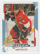 Chris Phillips - Ottawa Senators (NHL Hockey Card) 2008-09 Upper Deck MVP # 209 Mint