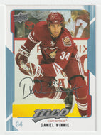 Daniel Winnik - Phoenix Coyotes (NHL Hockey Card) 2008-09 Upper Deck MVP # 226 Mint