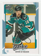 Devin Setoguchi - San Jose Sharks (NHL Hockey Card) 2008-09 Upper Deck MVP # 248 Mint