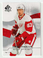 Johan Franzen - Detroit Red Wings (NHL Hockey Card) 2008-09 Upper Deck SP Authentic # 57 Mint