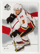 Dion Phaneuf - Calgary Flames (NHL Hockey Card) 2008-09 Upper Deck SP Authentic # 75 Mint