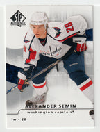 Alexander Semin - Washington Capitals (NHL Hockey Card) 2008-09 Upper Deck SP Authentic # 83 Mint
