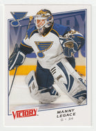 Manny Legace - St. Louis Blues (NHL Hockey Card) 2008-09 Upper Deck Victory # 27 Mint