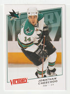 Jonathan Cheechoo - San Jose Sharks (NHL Hockey Card) 2008-09 Upper Deck Victory # 35 Mint
