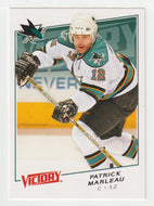 Patrick Marleau - San Jose Sharks (NHL Hockey Card) 2008-09 Upper Deck Victory # 36 Mint