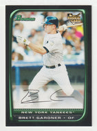 Brett Gardner RC - New York Yankees (MLB Baseball Card) 2008 Bowman Draft # 18 Mint
