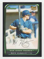 Nick Hundley RC - San Diego Padres (MLB Baseball Card) 2008 Bowman Draft # 22 Mint