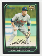 Matt Macri RC - Minnesota Twins (MLB Baseball Card) 2008 Bowman Draft # 28 Mint