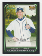 Michael Hollimon RC - Detroit Tigers (MLB Baseball Card) 2008 Bowman Draft # 40 Mint
