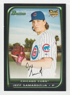 Jeff Samardzija RC - Chicago Cubs (MLB Baseball Card) 2008 Bowman Draft # 55 Mint