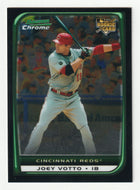 Joey Votto - Cincinnati Reds - CHROME (MLB Baseball Card) 2008 Bowman Draft # 9 Mint
