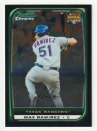 Max Ramirez - Texas Rangers - CHROME (MLB Baseball Card) 2008 Bowman Draft # 30 Mint