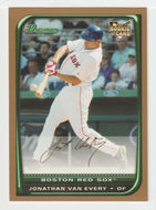 Jonathan Van Every - Boston Red Sox - GOLD (MLB Baseball Card) 2008 Bowman Draft # 38 Mint