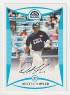 Dexter Fowler - Colorado Rockies (MLB Baseball Card) 2008 Bowman Draft Prospects # 75 Mint