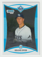 Shane Dyer - Tampa Bay Rays - CHROME (MLB Baseball Card) 2008 Bowman Draft Prospects # 16 Mint