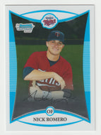 Nick Romero - Minnesota Twins - CHROME (MLB Baseball Card) 2008 Bowman Draft Prospects # 26 Mint