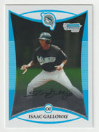 Isaac Galloway - Florida Marlins - CHROME (MLB Baseball Card) 2008 Bowman Draft Prospects # 36 Mint