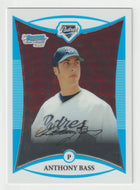 Anthony Bass - San Diego Padres - CHROME (MLB Baseball Card) 2008 Bowman Draft Prospects # 58 Mint