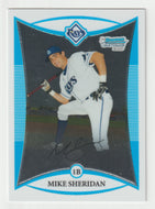 Mike Sheridan - Tampa Bay Rays - CHROME (MLB Baseball Card) 2008 Bowman Draft Prospects # 65 Mint