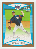 Graham Hicks - Washington Nationals - GOLD (MLB Baseball Card) 2008 Bowman Draft Prospects # 32 Mint