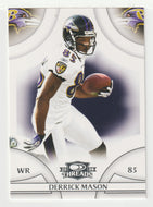 Derrick Mason - Baltimore Ravens (NFL Football Card) 2008 Donruss Threads # 4 Mint