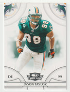 Jason Taylor - Miami Dolphins (NFL Football Card) 2008 Donruss Threads # 22 Mint
