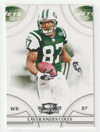 Laveranues Coles - New York Jets (NFL Football Card) 2008 Donruss Threads # 30 Mint