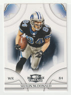 Shaun McDonald - Detroit Lions (NFL Football Card) 2008 Donruss Threads # 44 Mint