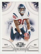 Andre Johnson - Houston Texans (NFL Football Card) 2008 Donruss Threads # 53 Mint