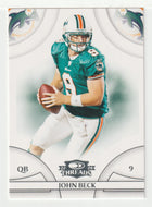 John Beck - Miami Dolphins (NFL Football Card) 2008 Donruss Threads # 70 Mint