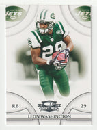 Leon Washington - New York Jets (NFL Football Card) 2008 Donruss Threads # 84 Mint