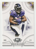 Willis McGahee - Baltimore Ravens (NFL Football Card) 2008 Donruss Threads # 94 Mint