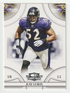 Ray Lewis - Baltimore Ravens (NFL Football Card) 2008 Donruss Threads # 99 Mint