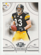 Heath Miller - Pittsburgh Steelers (NFL Football Card) 2008 Donruss Threads # 110 Mint