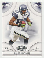 Deion Branch - Seattle Seahawks (NFL Football Card) 2008 Donruss Threads # 136 Mint