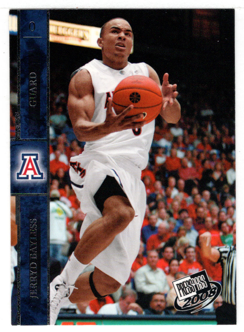 Jerryd Bayless - Arizona Wildcats (NCAA - NBA Basketball Card) 2008 Press Pass # 2 Mint