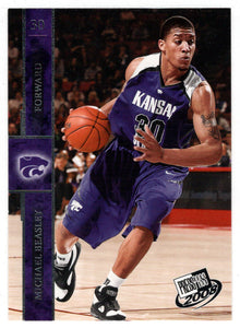 Michael Beasley - Kansas State Wildcats (NCAA - NBA Basketball Card) 2008 Press Pass # 3 Mint