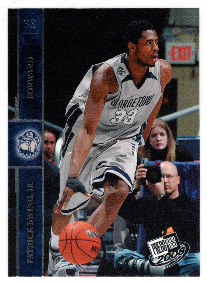 Patrick Ewing Georgetown Hoyas (NCAA NBA Basketball Card) 2008  Press Pass Mint